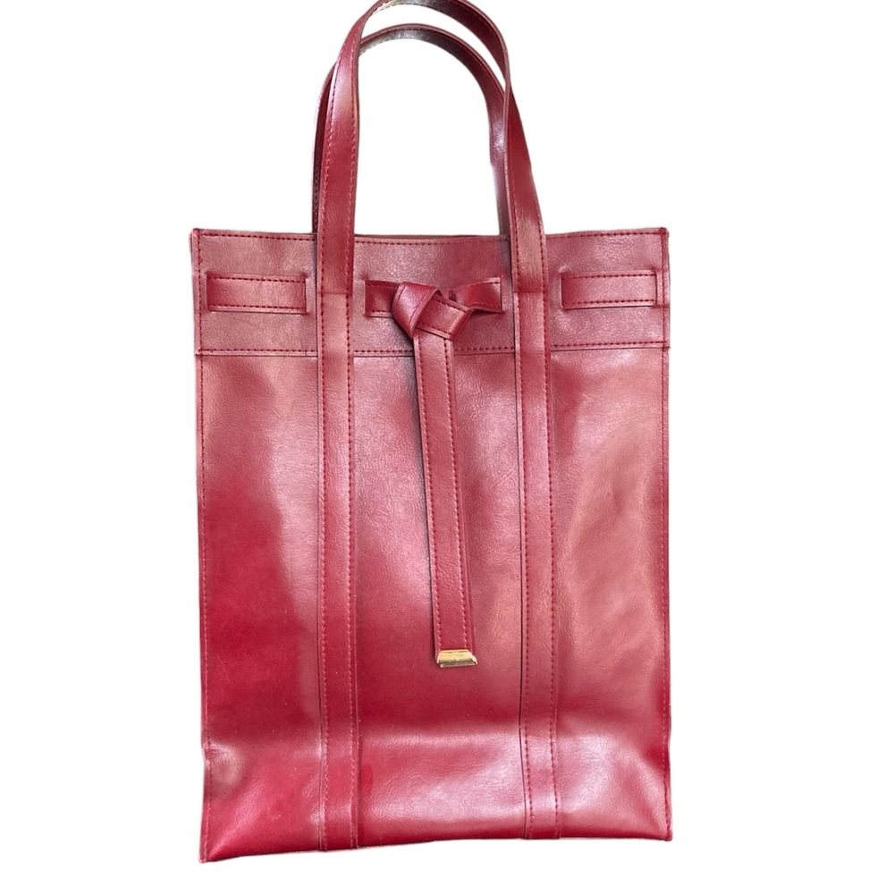 Estee Lauder Burgundy Tall Slim Tote
